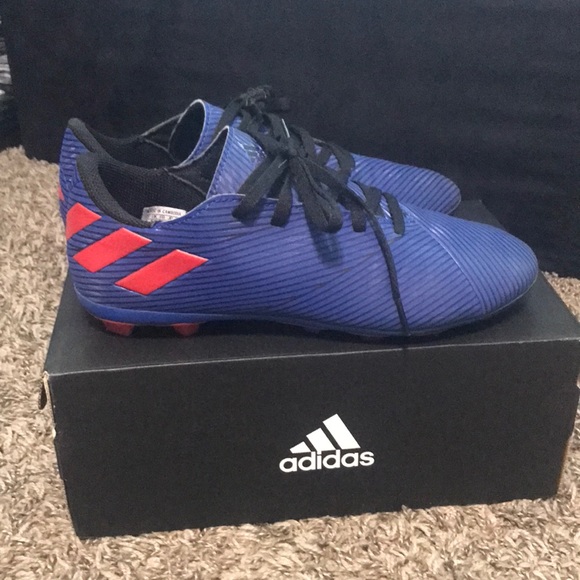 Adidas Nemeziz Messi 19.4 FXG Soccer Cleats Royal Blue Men’s Size 6 - FW8402 - Picture 1 of 6